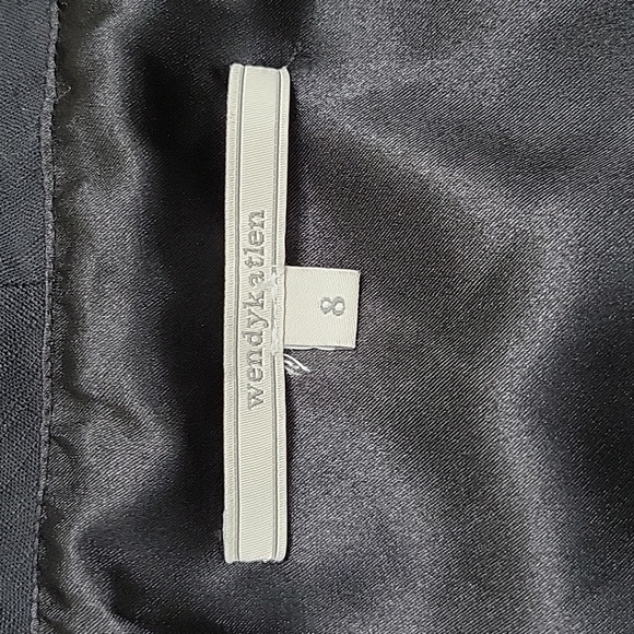 Wendy Katlen Black Metallic Sleeveless Dress - Picture 4 of 14